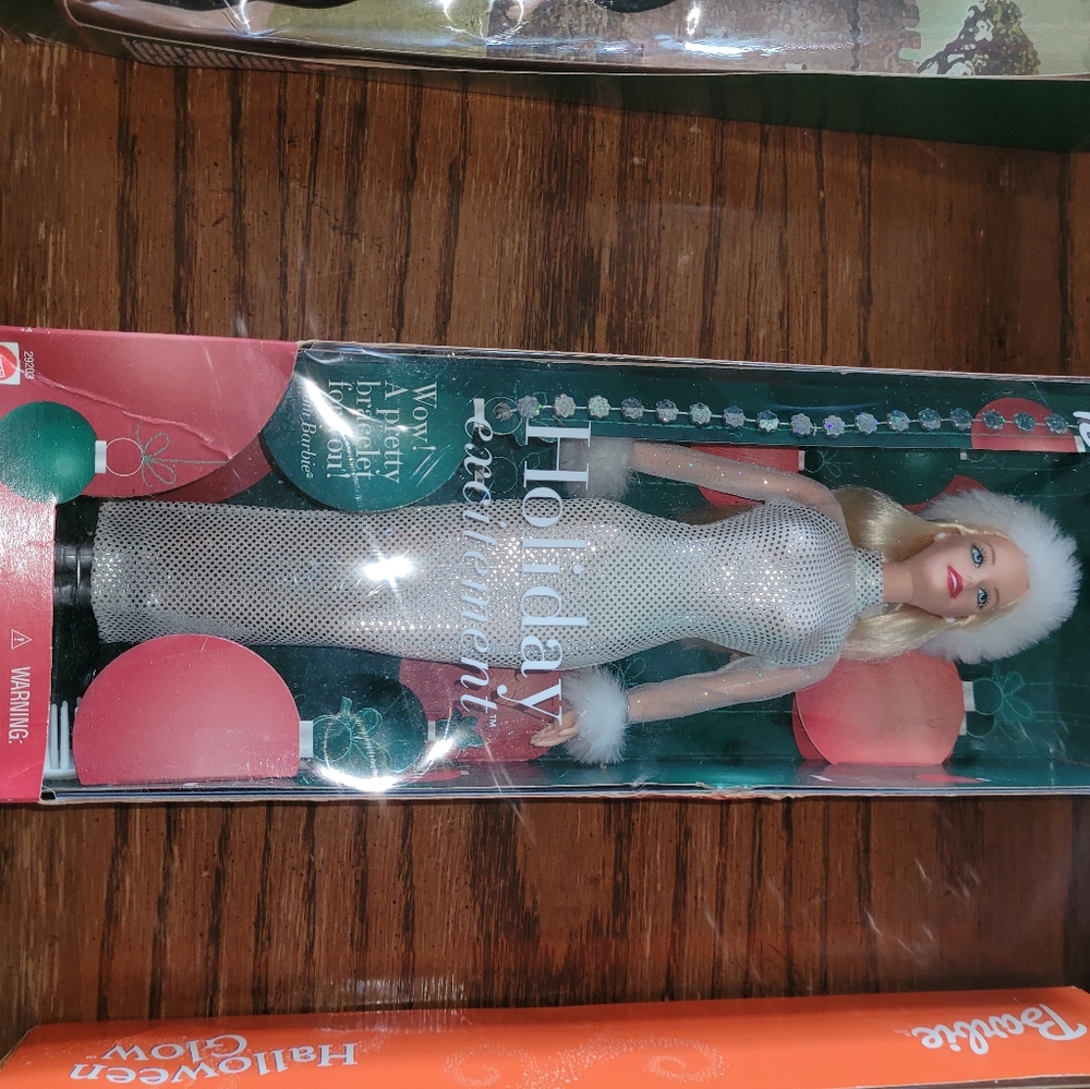 3 special edition collectible barbies